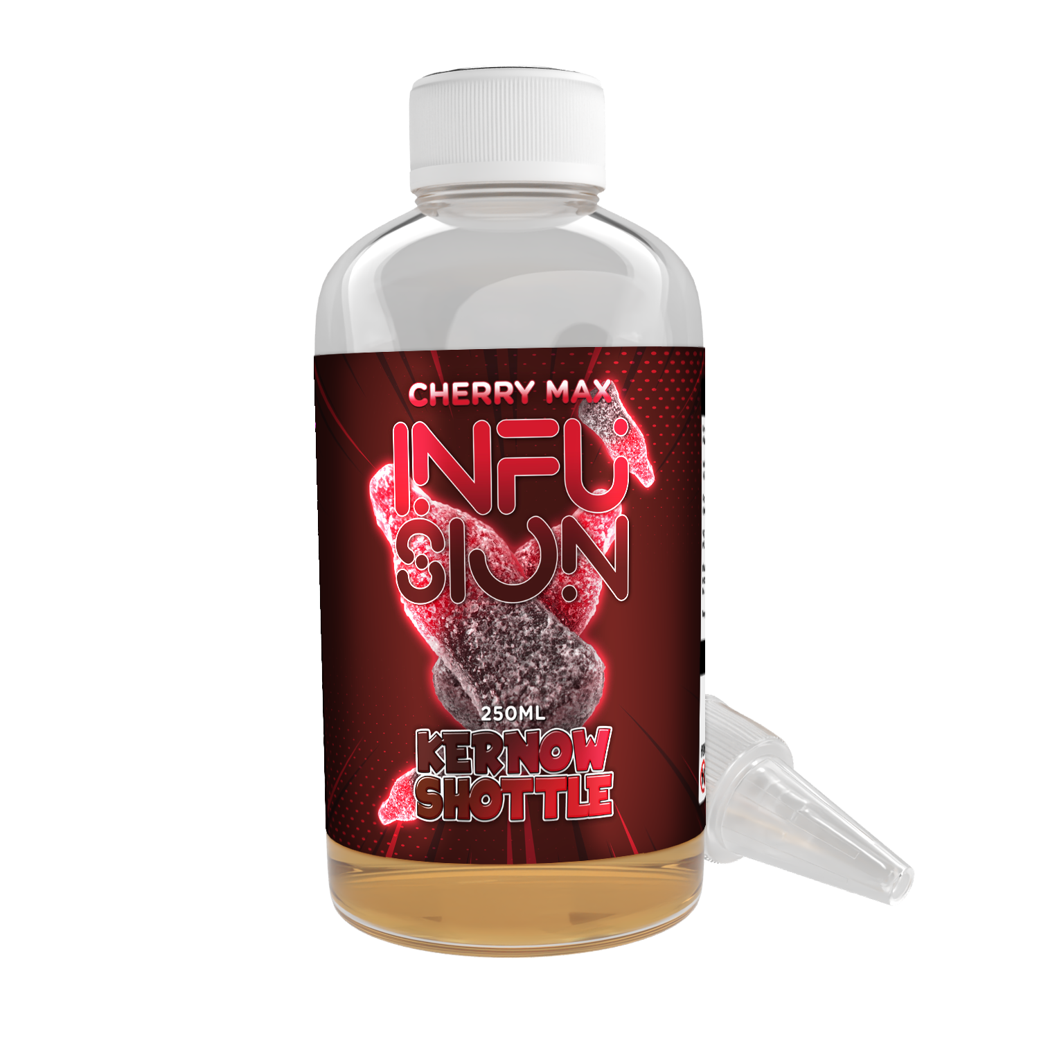 Cherry-Max Infusion Shottle Flavour Shot by Kernow - 250ml